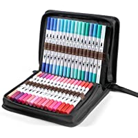 Rotuladores Ohuhu 100 Rotuladores de doble punta para colorear- dibujar o subrayar. Rotuladores para dibujos de…